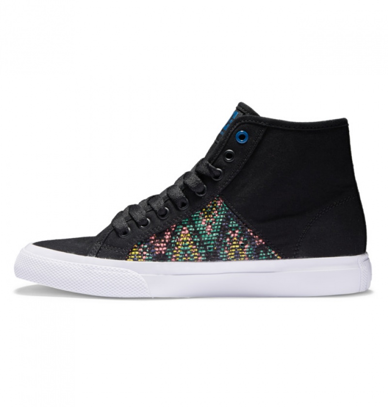 Mujer Tenis DC Shoes Manual HI High-Top LE Platene Azules | TXV-146350