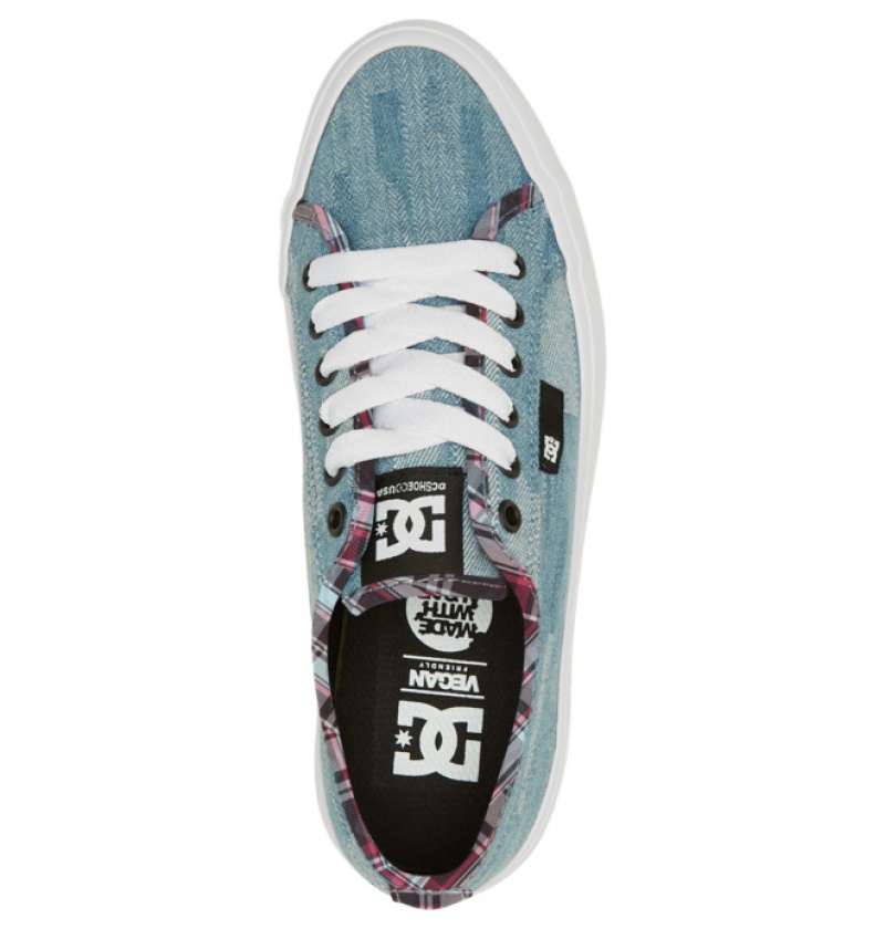 Mujer Tenis DC Shoes Manual Platformy Azules Oscuro | NUD-982576