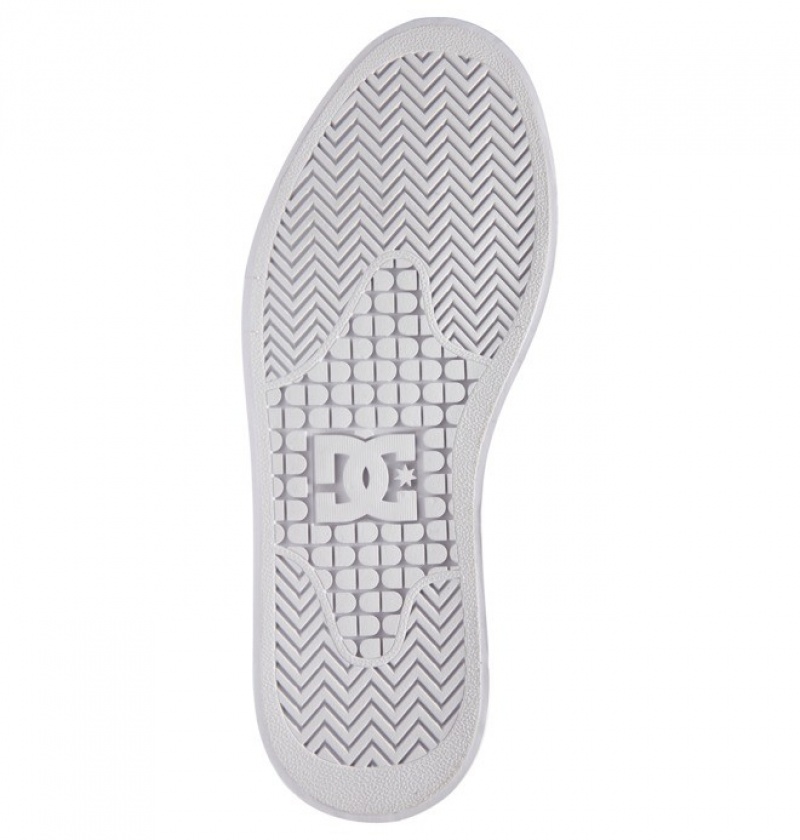 Mujer Tenis DC Shoes Manual Platformy Blancas Blancas | BKU-739604