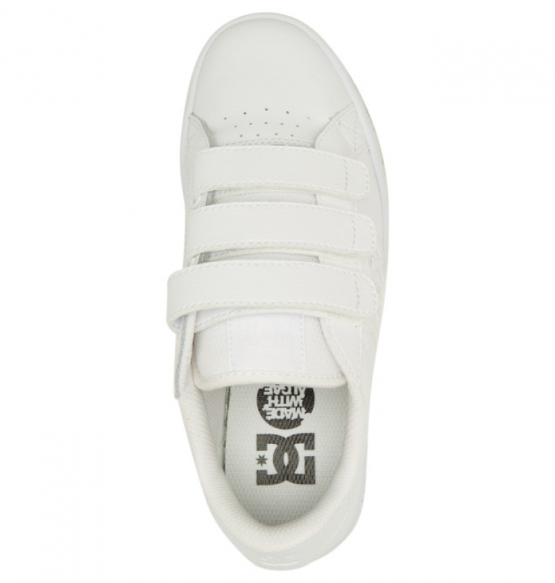 Mujer Tenis DC Shoes Striker Elastic Krajkové Blancas | QUX-243706