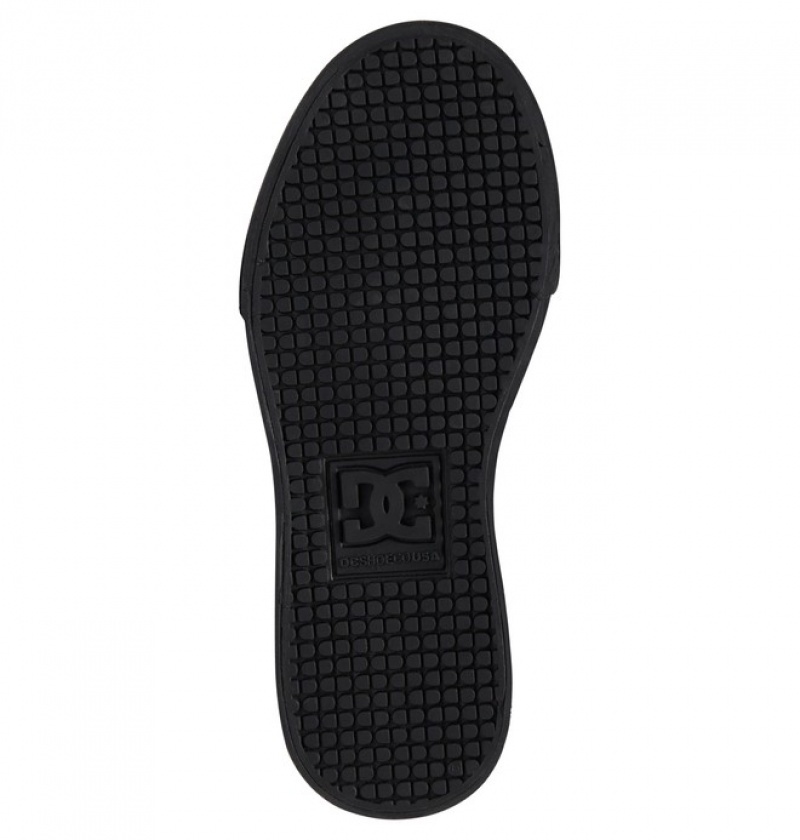 Niños Anvil DC Shoes Negras Negras | HCO-567930