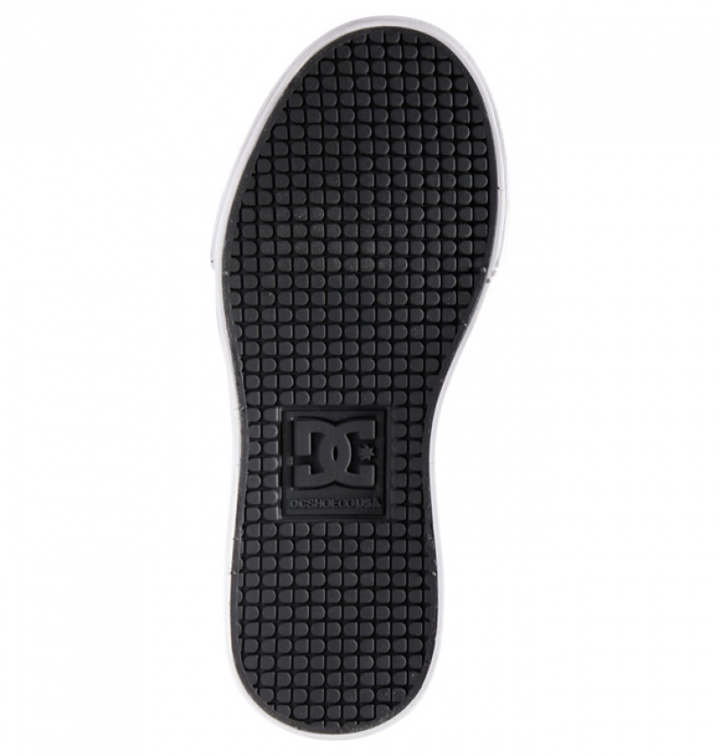 Niños Pure DC Shoes Blancas Negras Rojas | QDV-140658