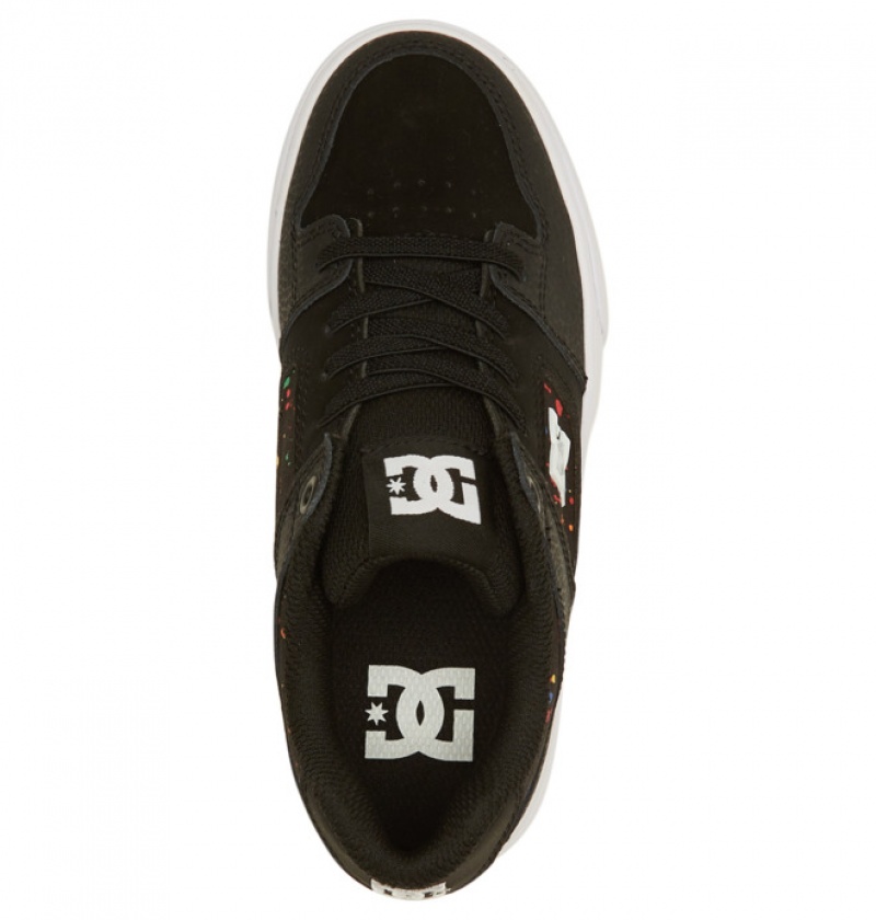 Niños Pure DC Shoes Elastic Krajkové Negras | SIX-139207