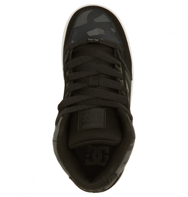 Niños Pure DC Shoes High-Top Negras | XCN-693458