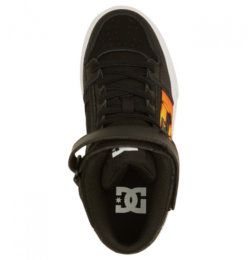 Niños Pure DC Shoes High Elastic Krajkové High-Top Negras | TCS-931746