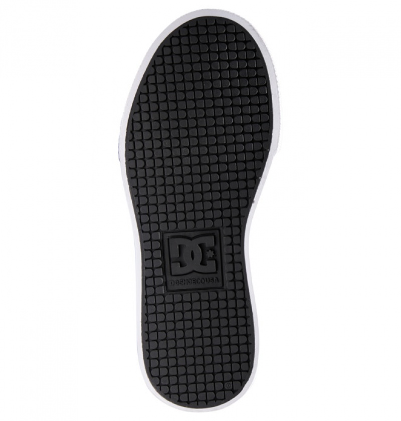 Niños Pure DC Shoes High Elastic Krajkové High-Top Negras | LCQ-903712