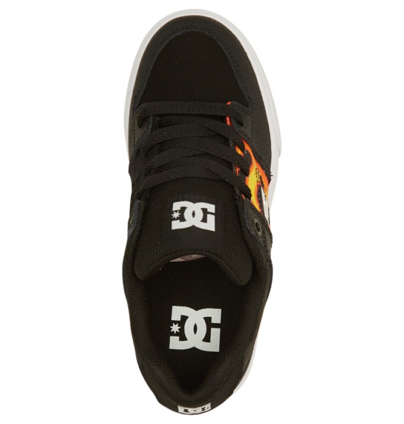 Niños Pure DC Shoes Negras | KHD-894527