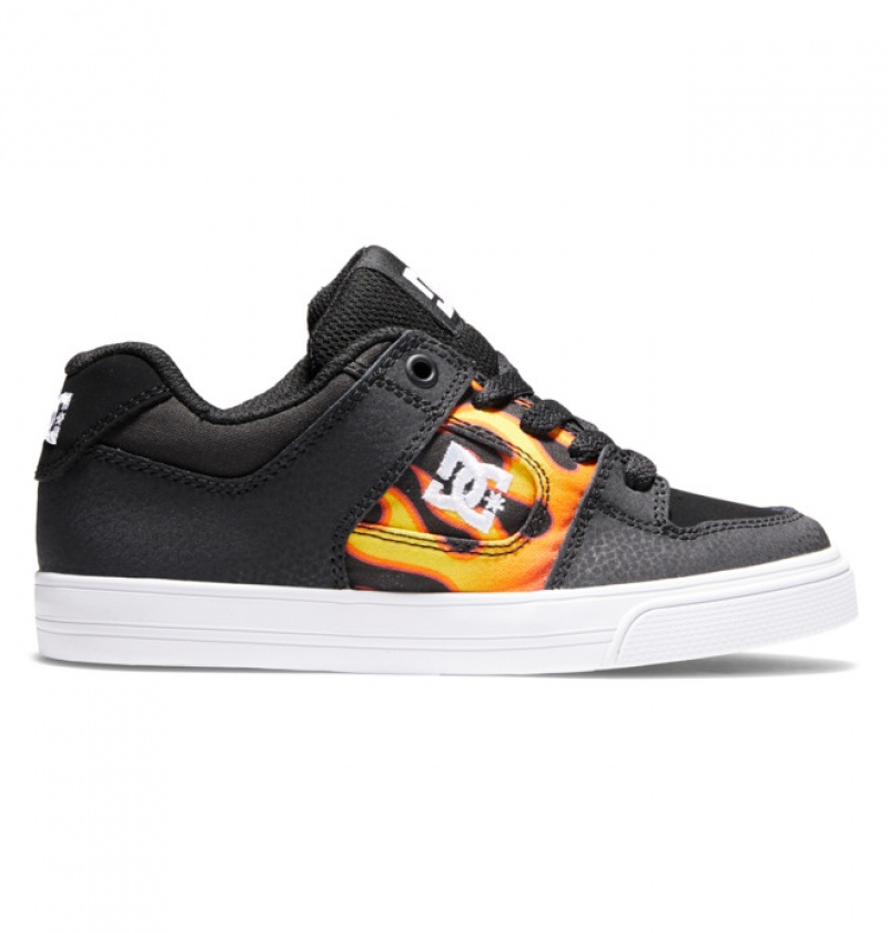 Niños Pure DC Shoes Negras | KHD-894527