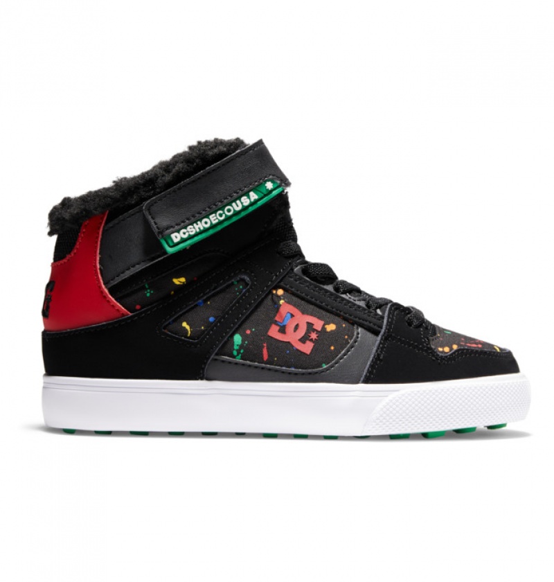 Niños Pure DC Shoes Winterized Negras | AMT-931670