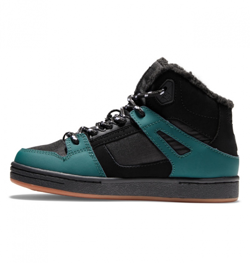 Niños Pure DC Shoes Winterized Verde Oscuro | IJY-731296