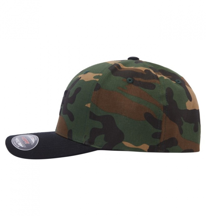 Niños Sombreros DC Shoes Cap Star Flexfit? Camuflaje Negras | ZUW-817590